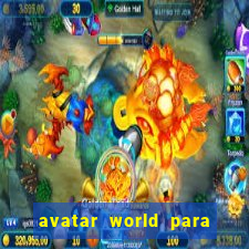 avatar world para colorir e imprimir